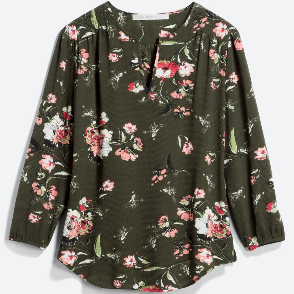 Kenmore Split Neck Blouse